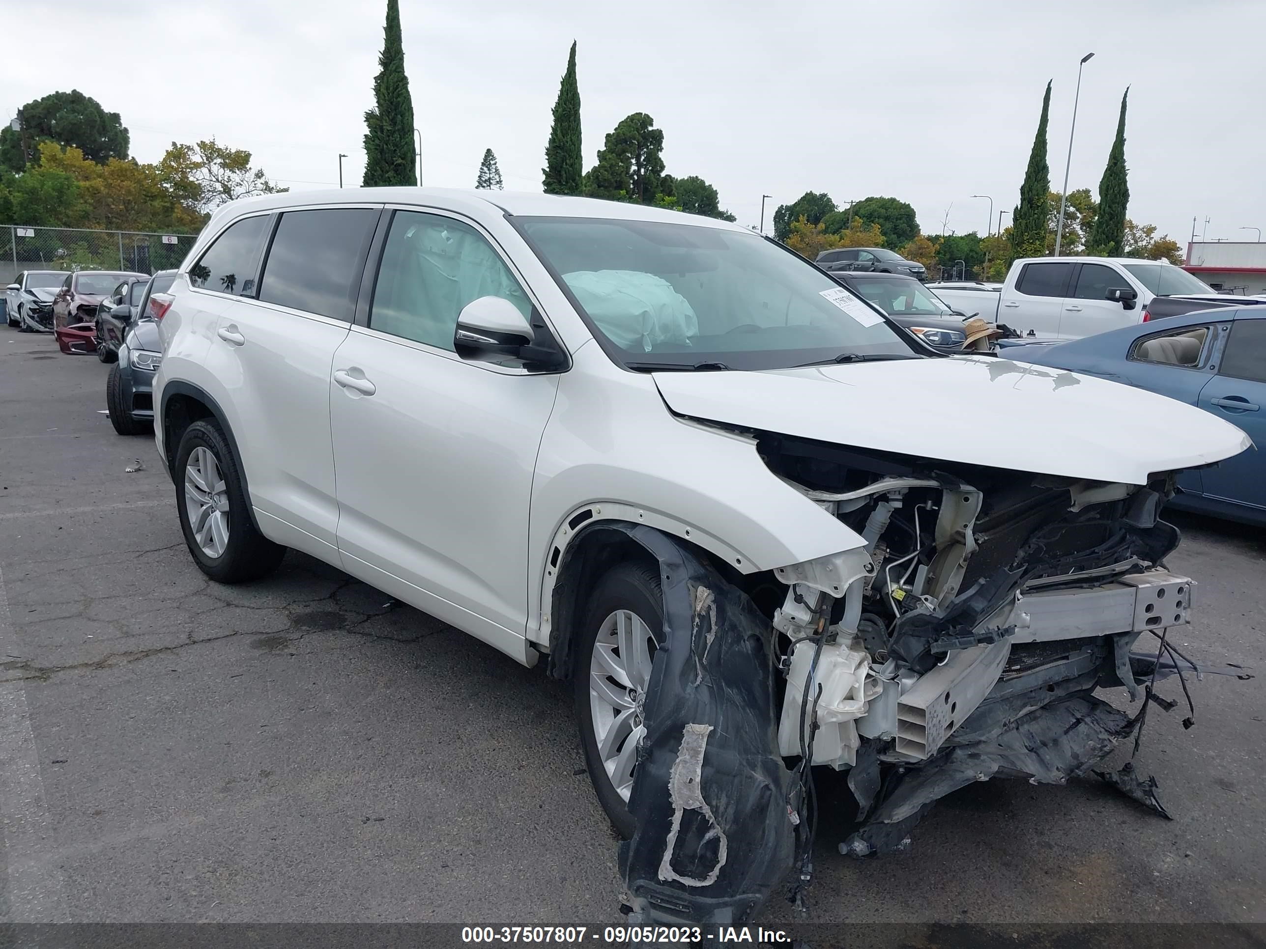 TOYOTA HIGHLANDER 2015 5tdzkrfh8fs062061