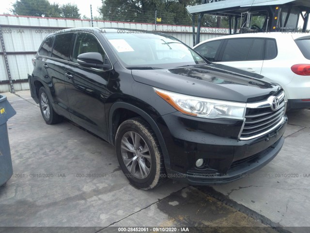 TOYOTA HIGHLANDER 2015 5tdzkrfh8fs115535