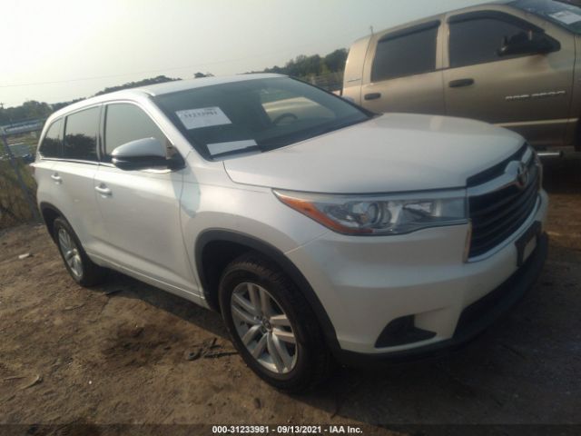 TOYOTA HIGHLANDER 2016 5tdzkrfh8gs153798