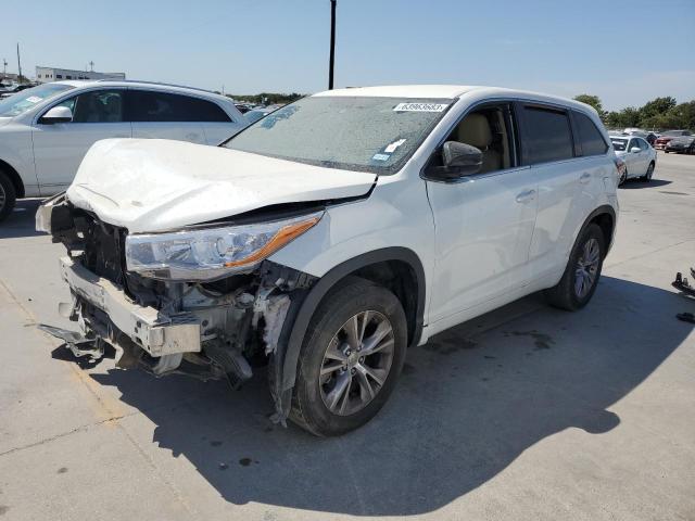 TOYOTA HIGHLANDER 2016 5tdzkrfh8gs172335