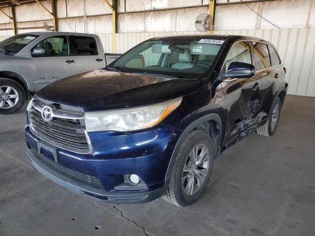 TOYOTA HIGHLANDER 2014 5tdzkrfh9es004605