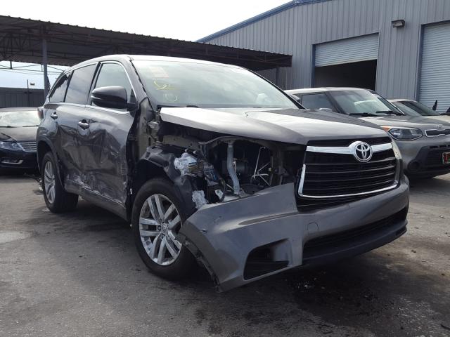 TOYOTA HIGHLANDER 2014 5tdzkrfh9es028144