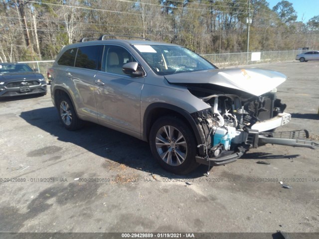 TOYOTA HIGHLANDER 2015 5tdzkrfh9fs056348