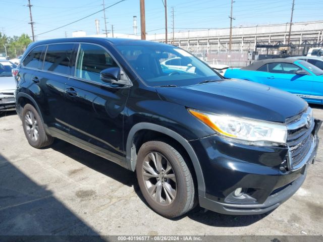 TOYOTA HIGHLANDER 2015 5tdzkrfh9fs065518