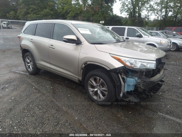 TOYOTA HIGHLANDER 2015 5tdzkrfh9fs084568