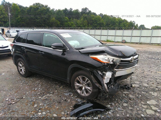 TOYOTA HIGHLANDER 2015 5tdzkrfh9fs087003