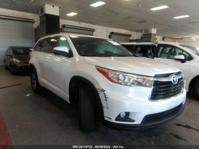 TOYOTA HIGHLANDER 2015 5tdzkrfh9fs115561