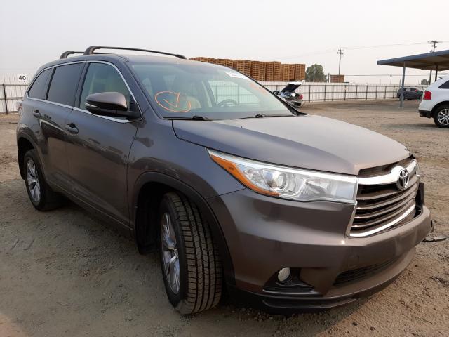 TOYOTA HIGHLANDER 2016 5tdzkrfh9gs129929