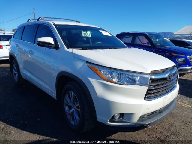 TOYOTA HIGHLANDER 2016 5tdzkrfh9gs169637