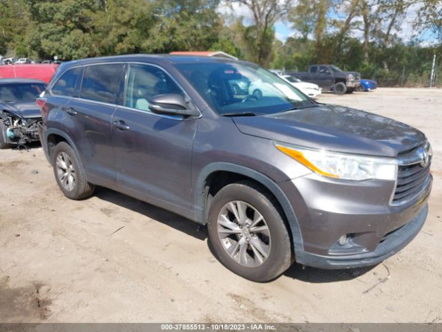 TOYOTA HIGHLANDER 2014 5tdzkrfhxes031070