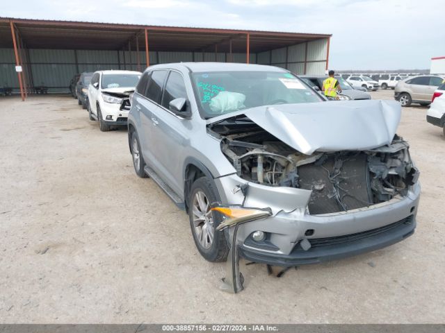 TOYOTA HIGHLANDER 2015 5tdzkrfhxfs061381