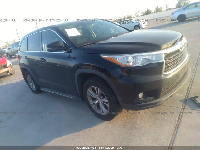 TOYOTA HIGHLANDER 2015 5tdzkrfhxfs091674