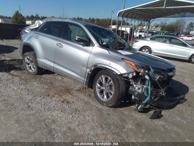 TOYOTA HIGHLANDER 2016 5tdzkrfhxgs128692