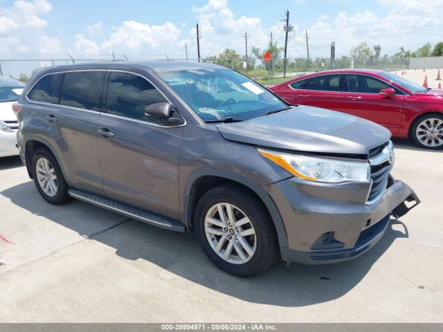 TOYOTA HIGHLANDER 2016 5tdzkrfhxgs130149