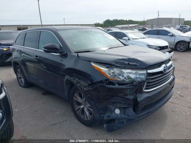 TOYOTA HIGHLANDER 2016 5tdzkrfhxgs147940