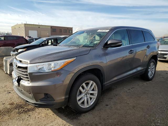 TOYOTA HIGHLANDER 2016 5tdzkrfhxgs165290