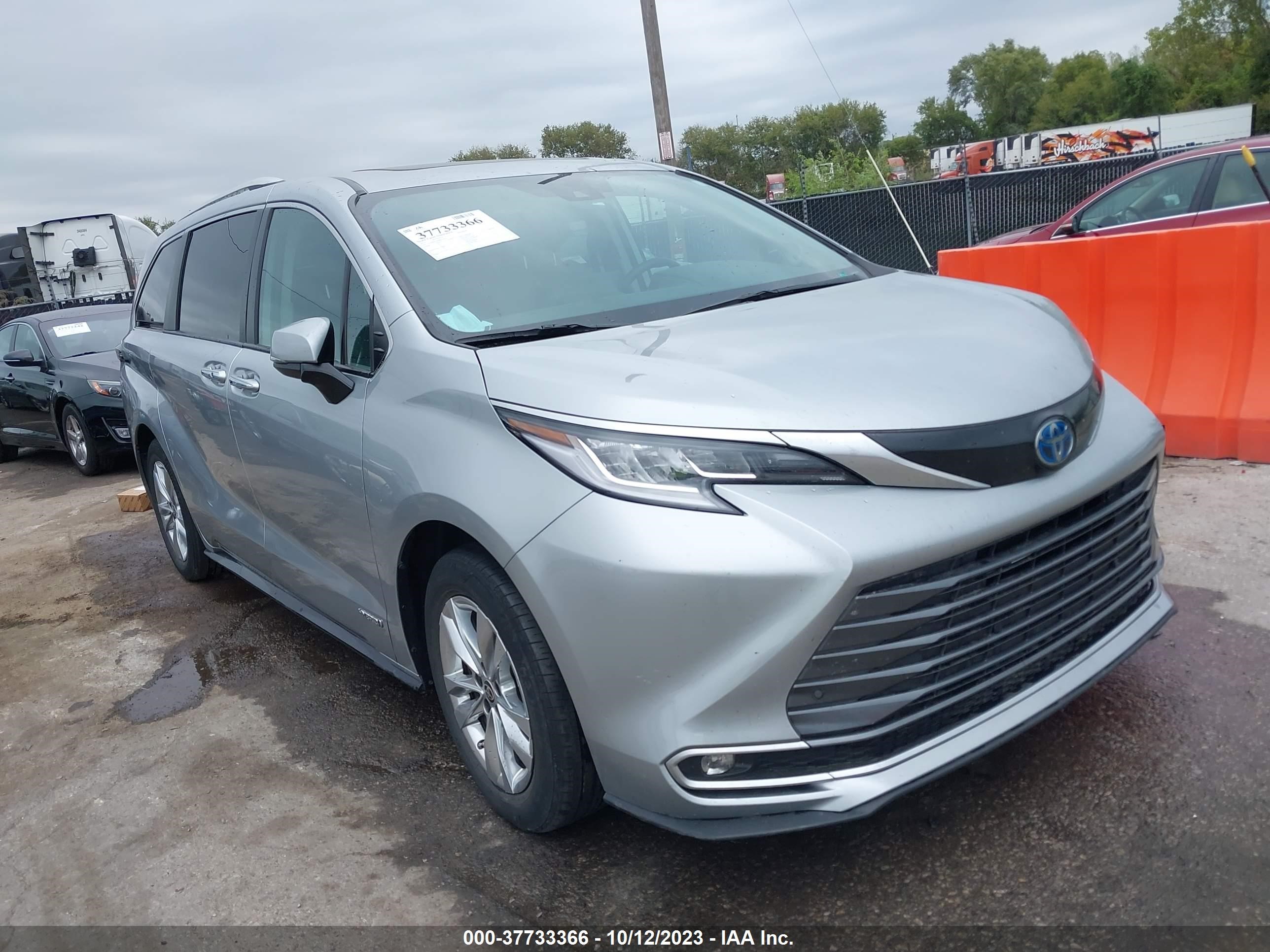 TOYOTA SIENNA LIM 2021 5tdzrkec0ms033322