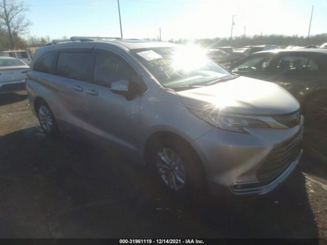 TOYOTA SIENNA 2021 5tdzrkec2ms012018