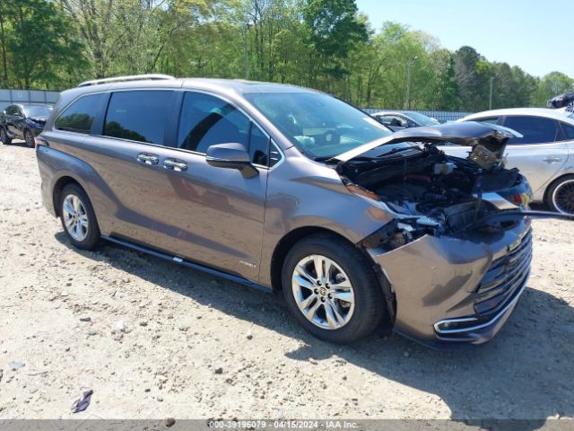 TOYOTA SIENNA 2021 5tdzskfc2ms021515