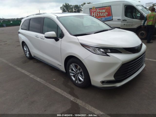 TOYOTA SIENNA 2021 5tdzskfc3ms010930