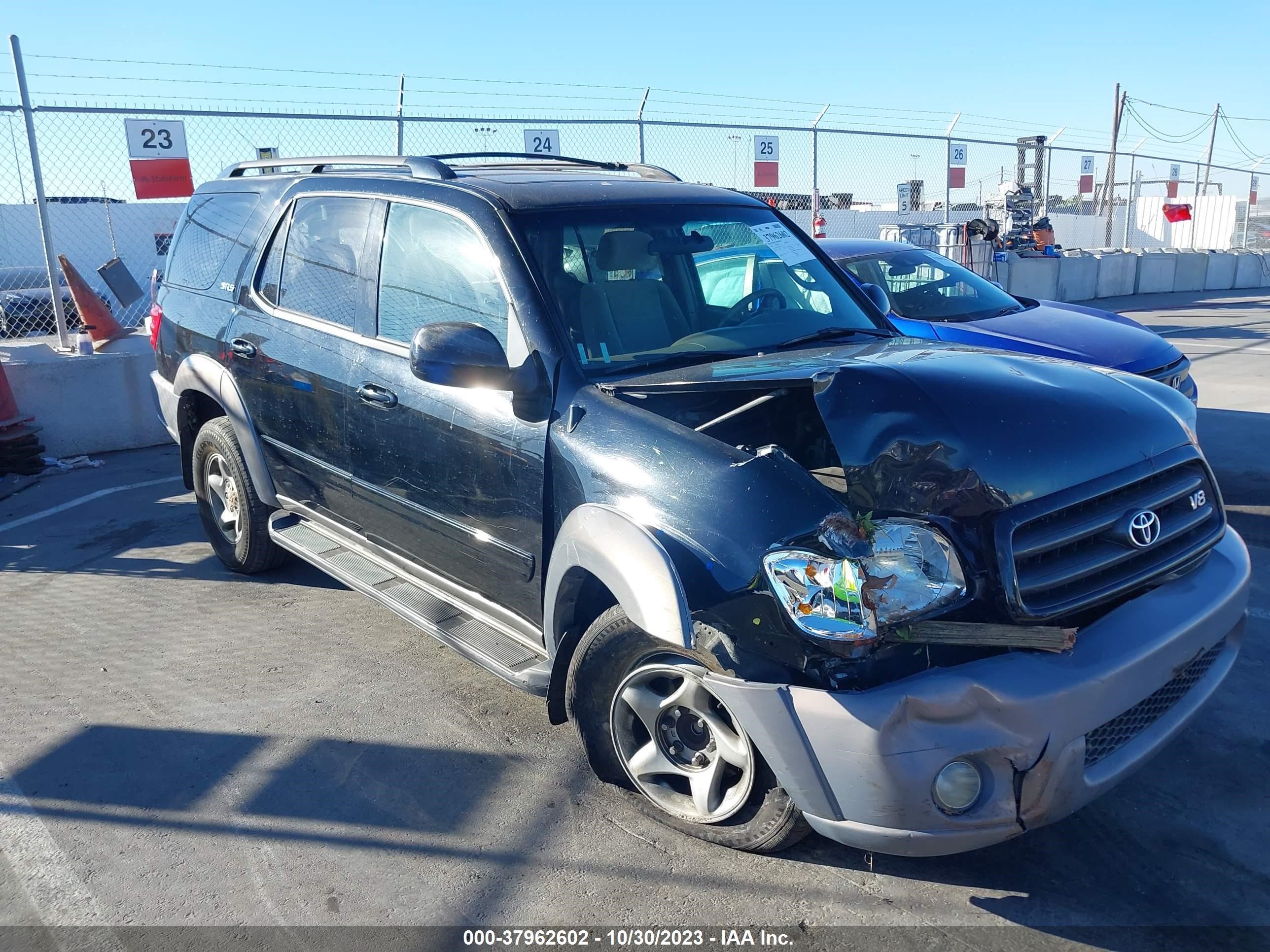 TOYOTA SEQUOIA 2002 5tdzt34a12s072005