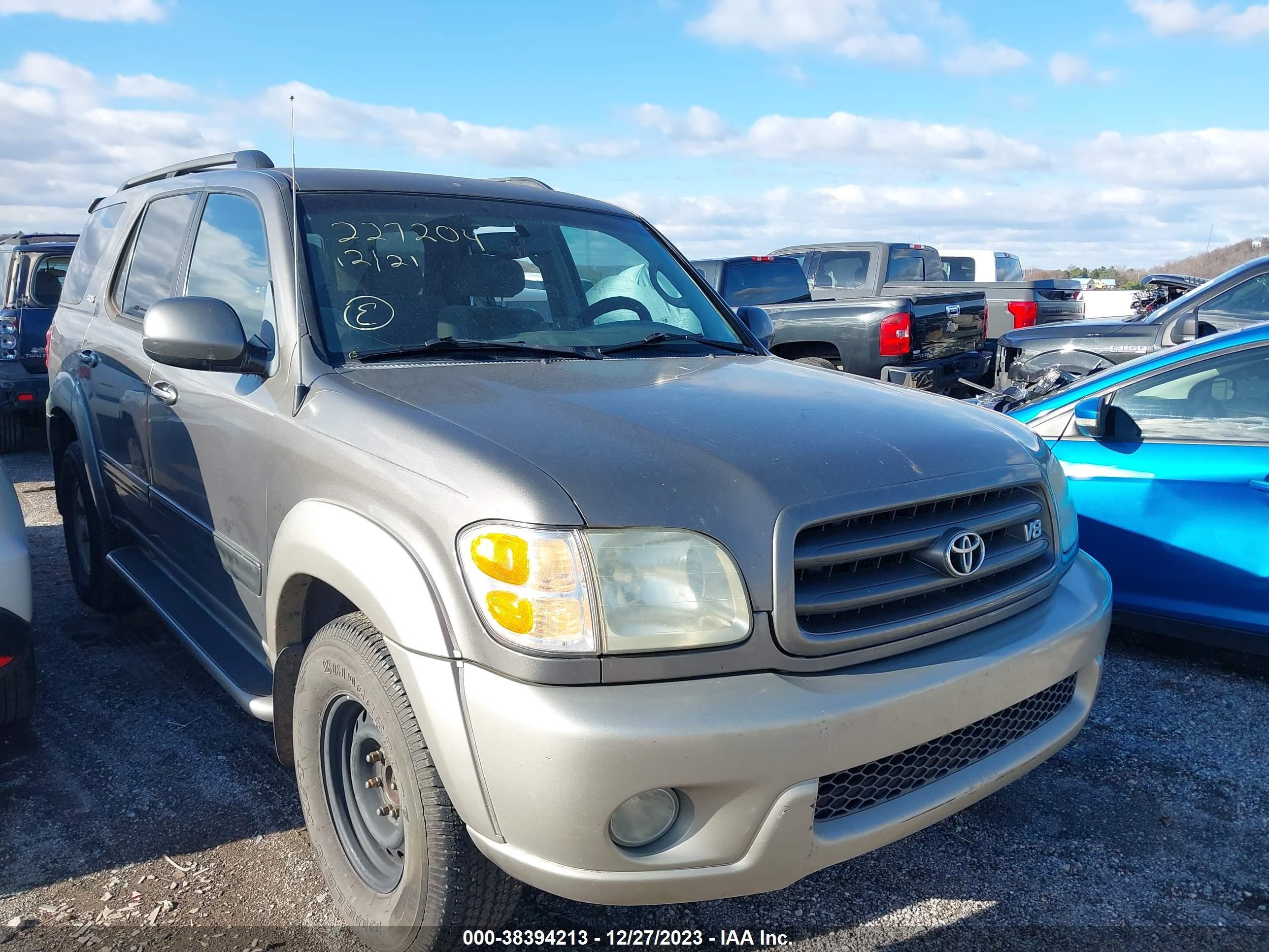 TOYOTA SEQUOIA 2004 5tdzt34a14s227204