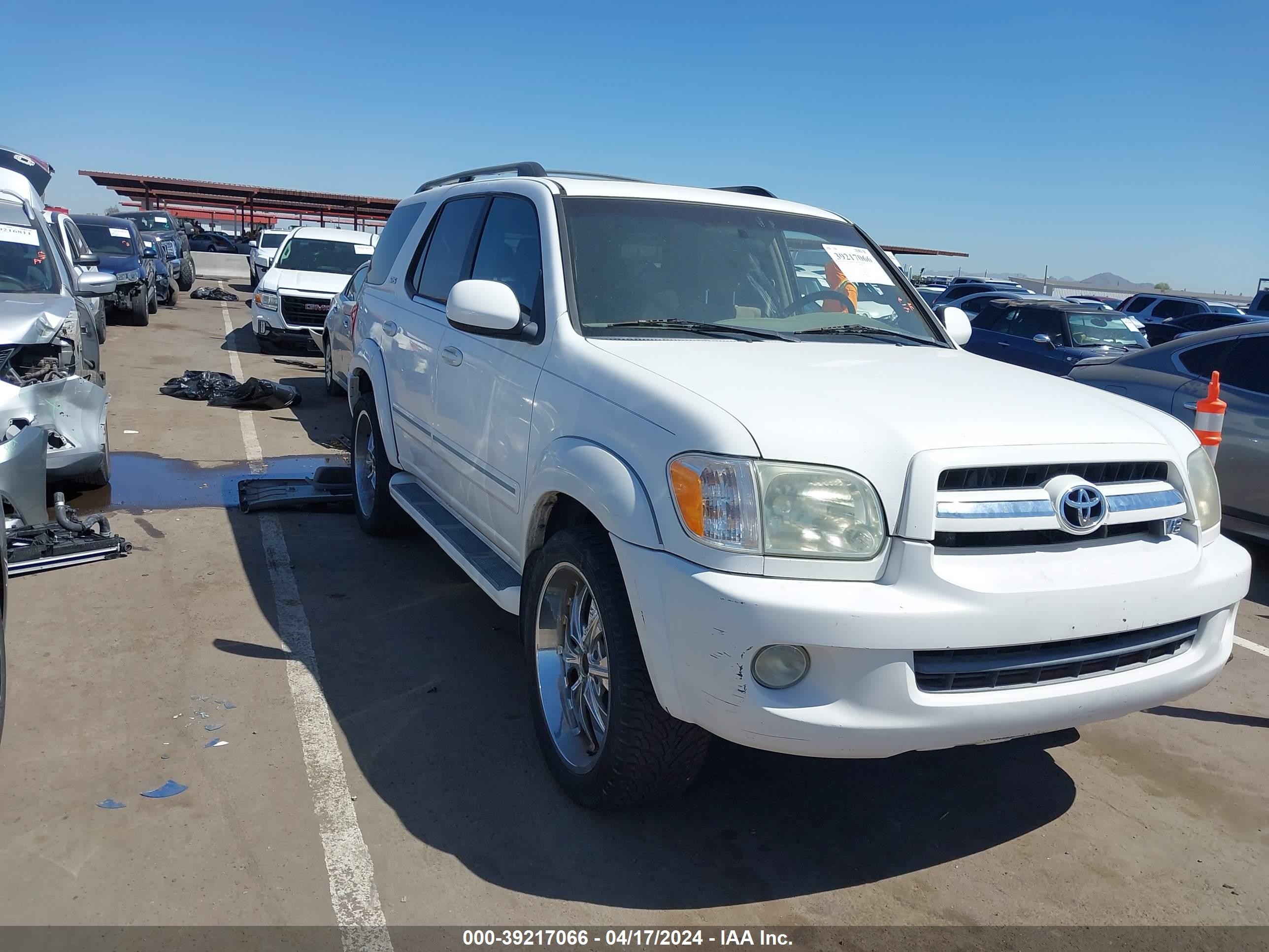 TOYOTA SEQUOIA 2005 5tdzt34a15s257837