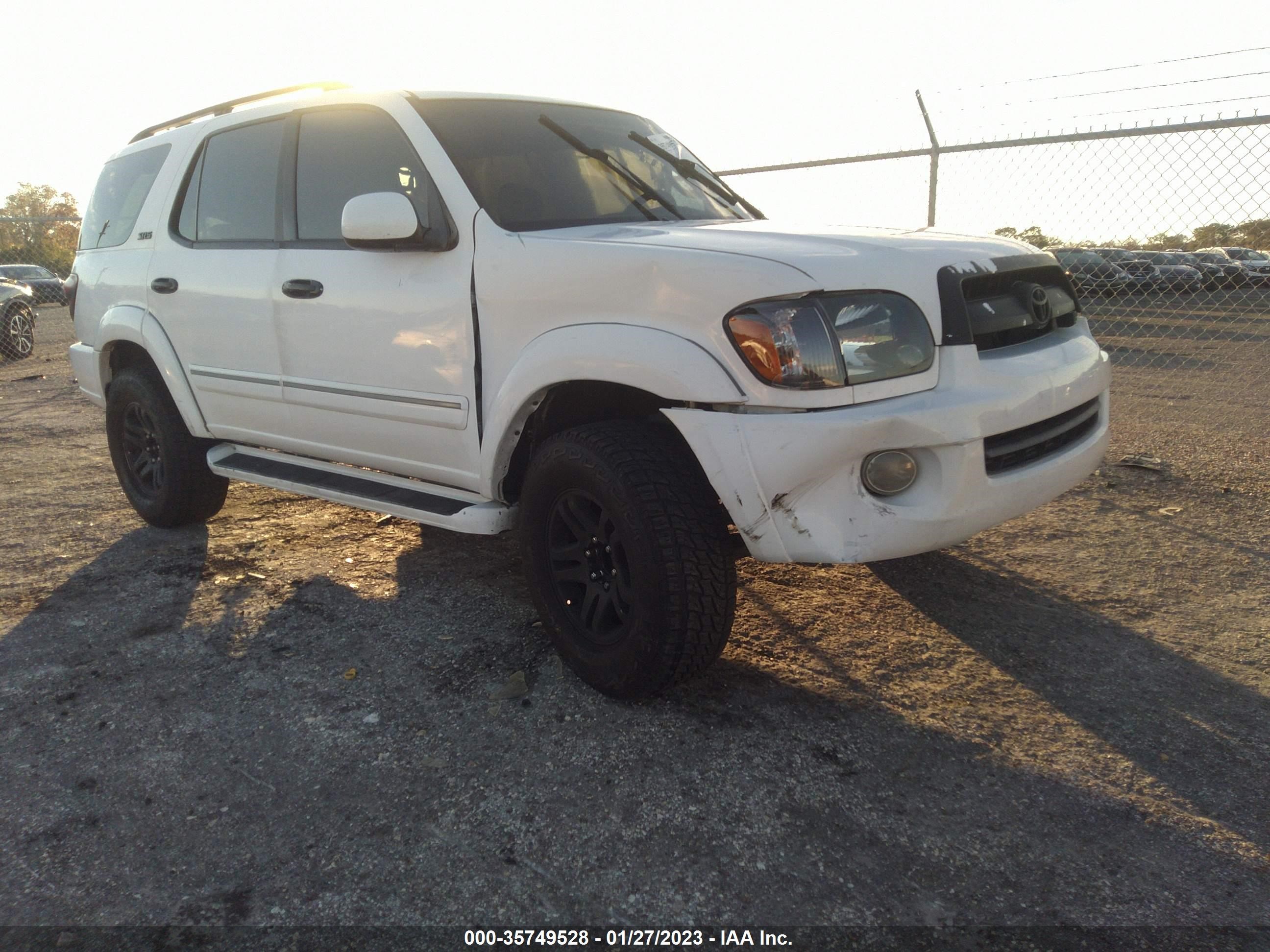 TOYOTA SEQUOIA 2007 5tdzt34a17s295877