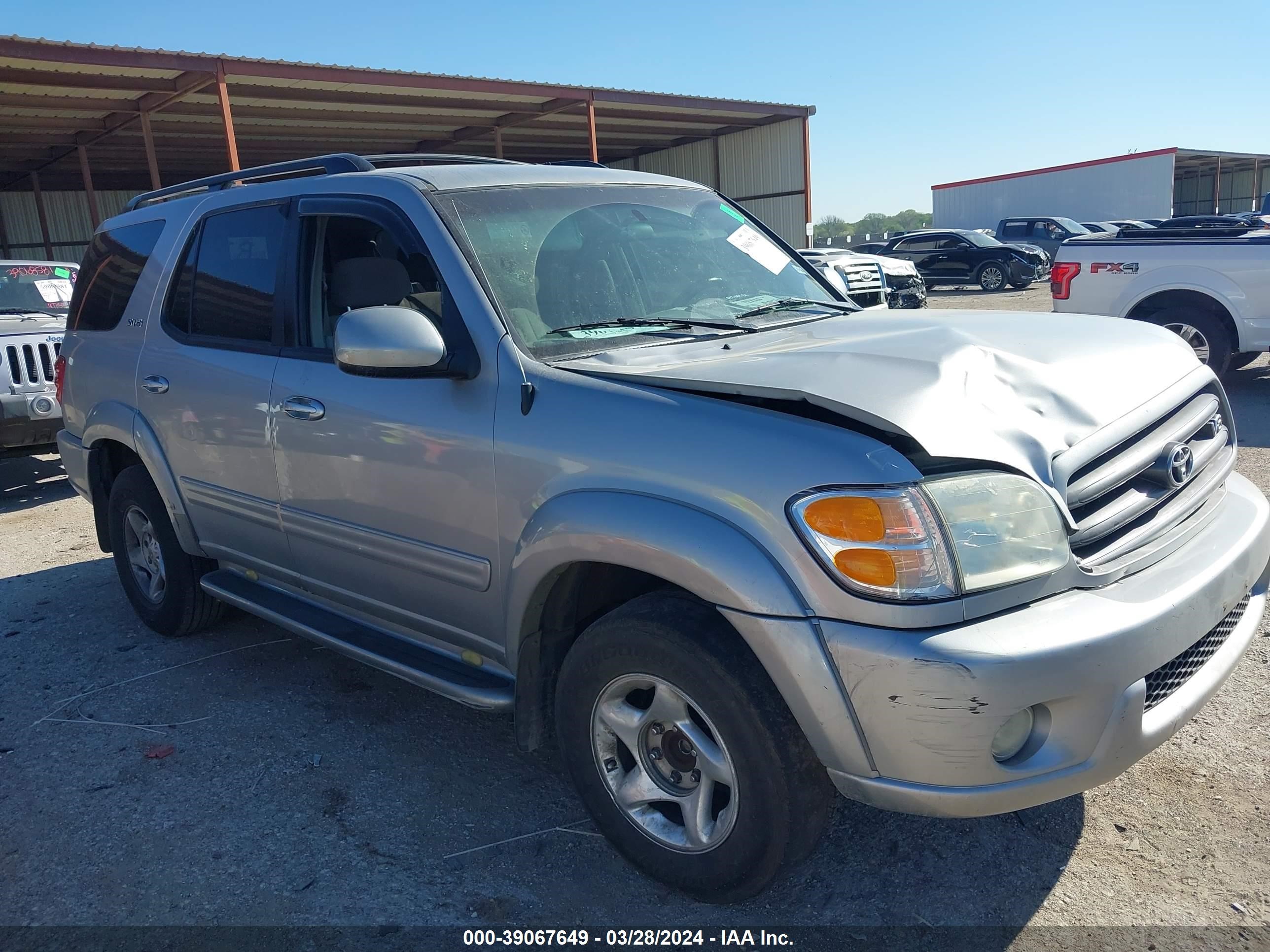 TOYOTA SEQUOIA 2002 5tdzt34a22s129103