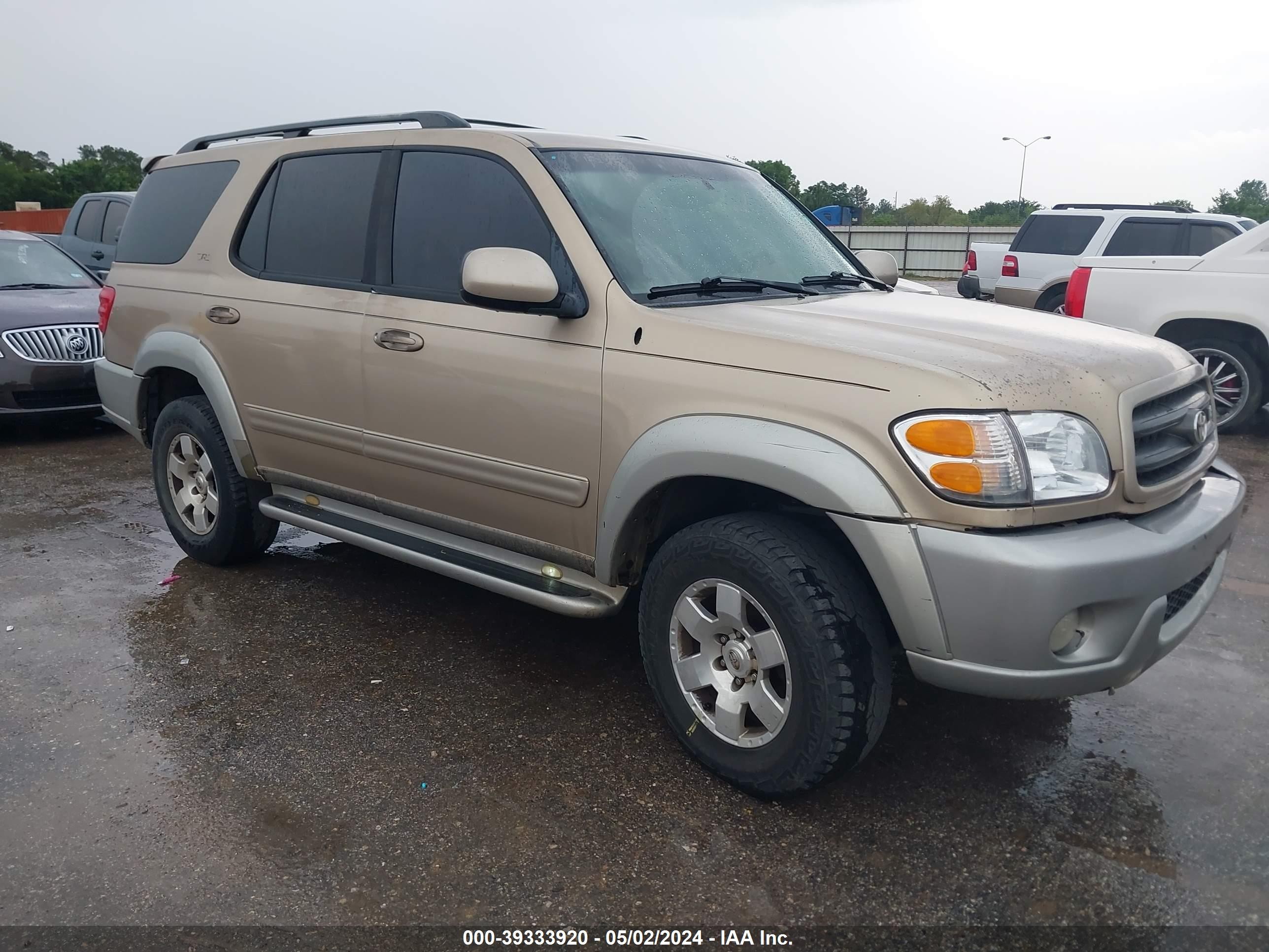 TOYOTA SEQUOIA 2003 5tdzt34a23s180201