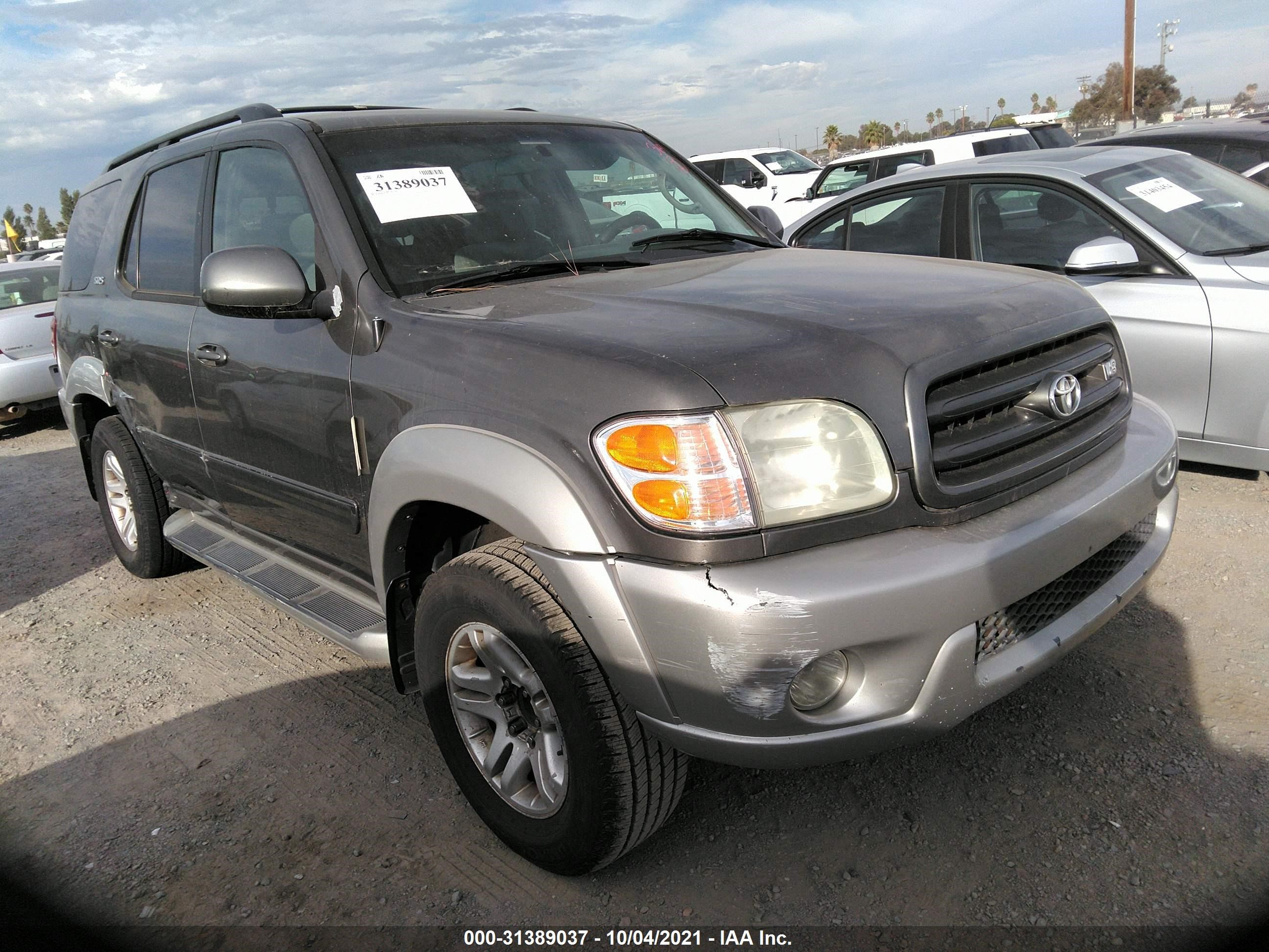 TOYOTA SEQUOIA 2003 5tdzt34a33s181373