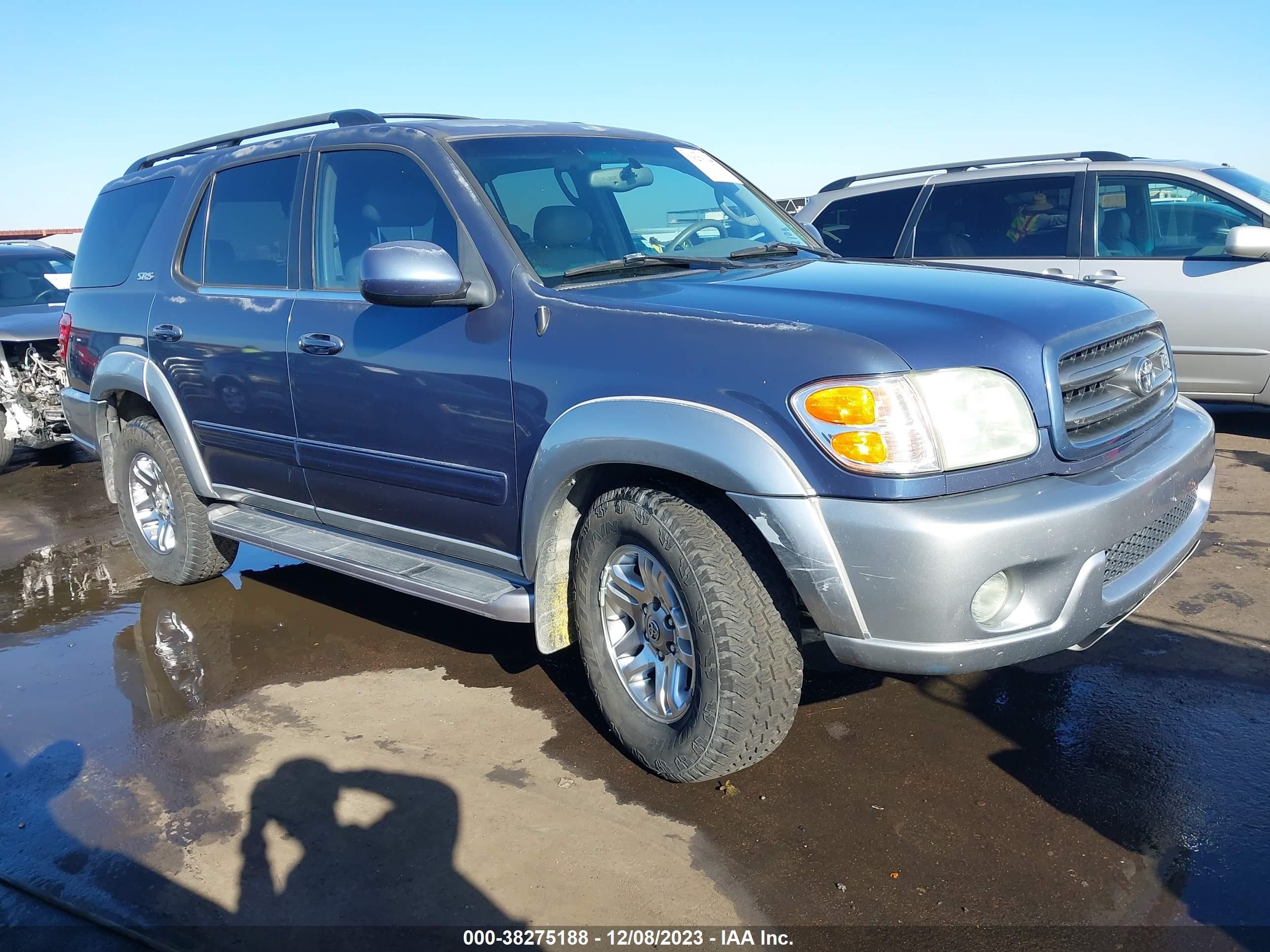 TOYOTA SEQUOIA 2004 5tdzt34a34s225115