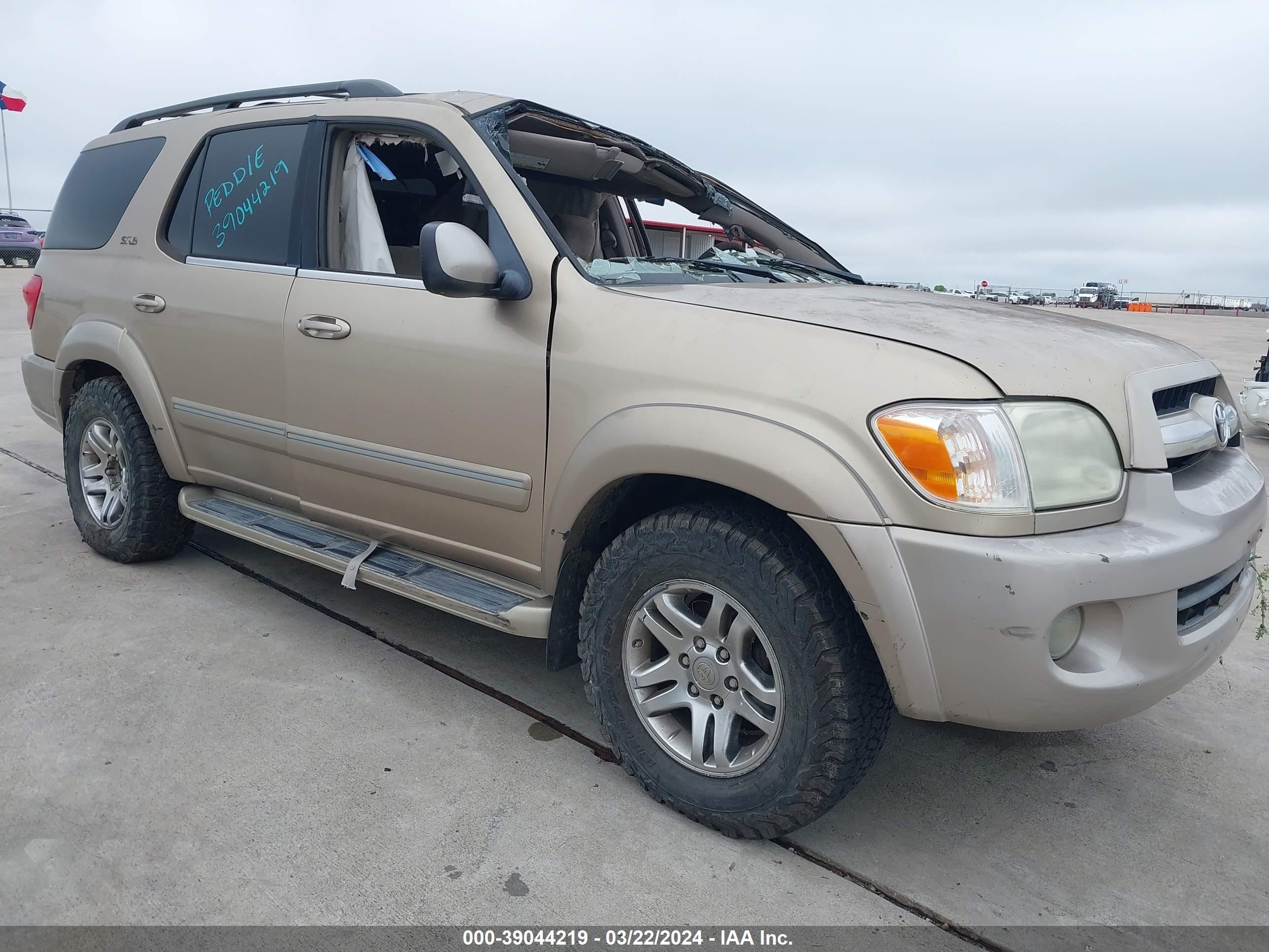 TOYOTA SEQUOIA 2005 5tdzt34a35s249125