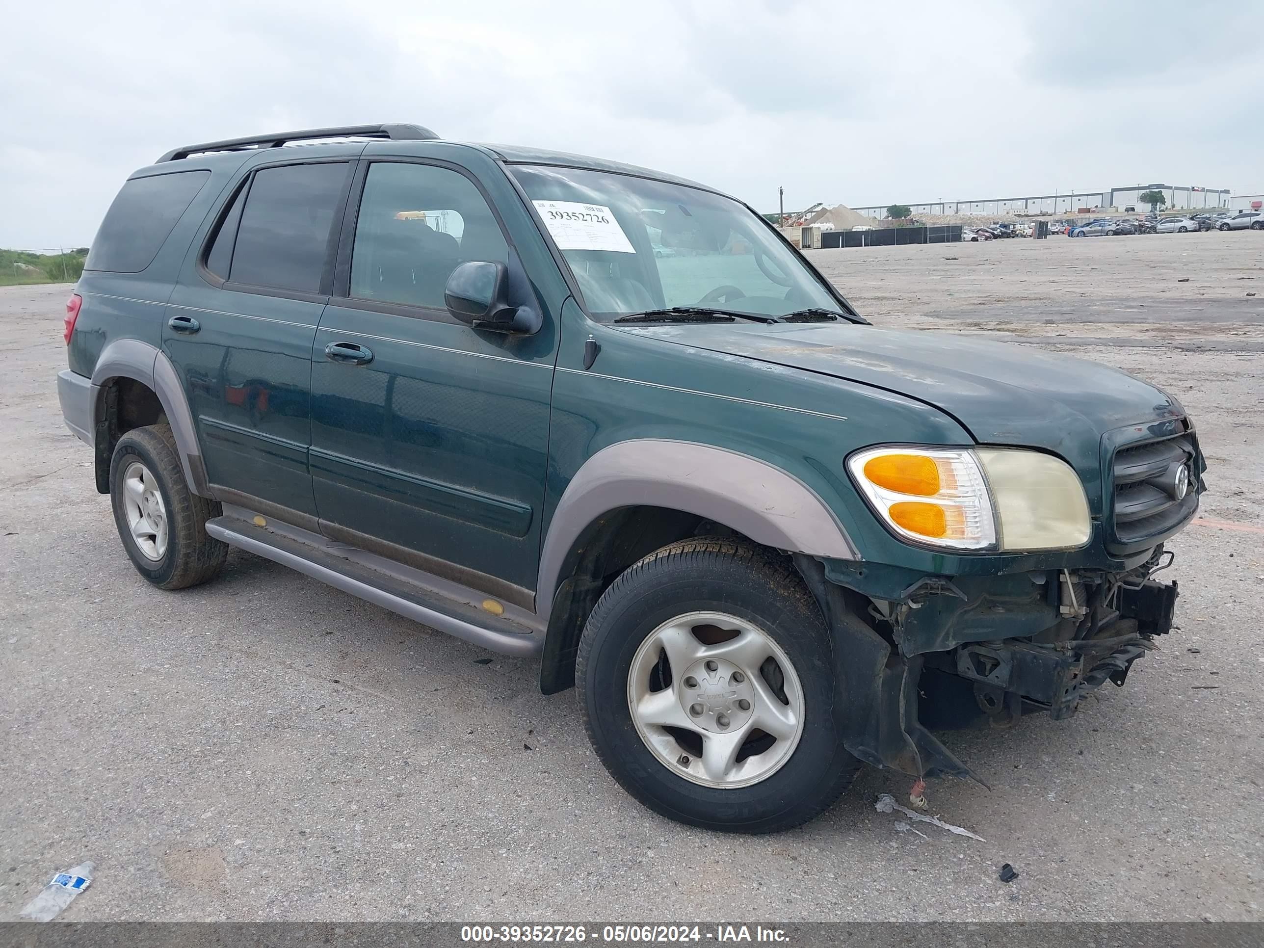 TOYOTA SEQUOIA 2002 5tdzt34a42s095746