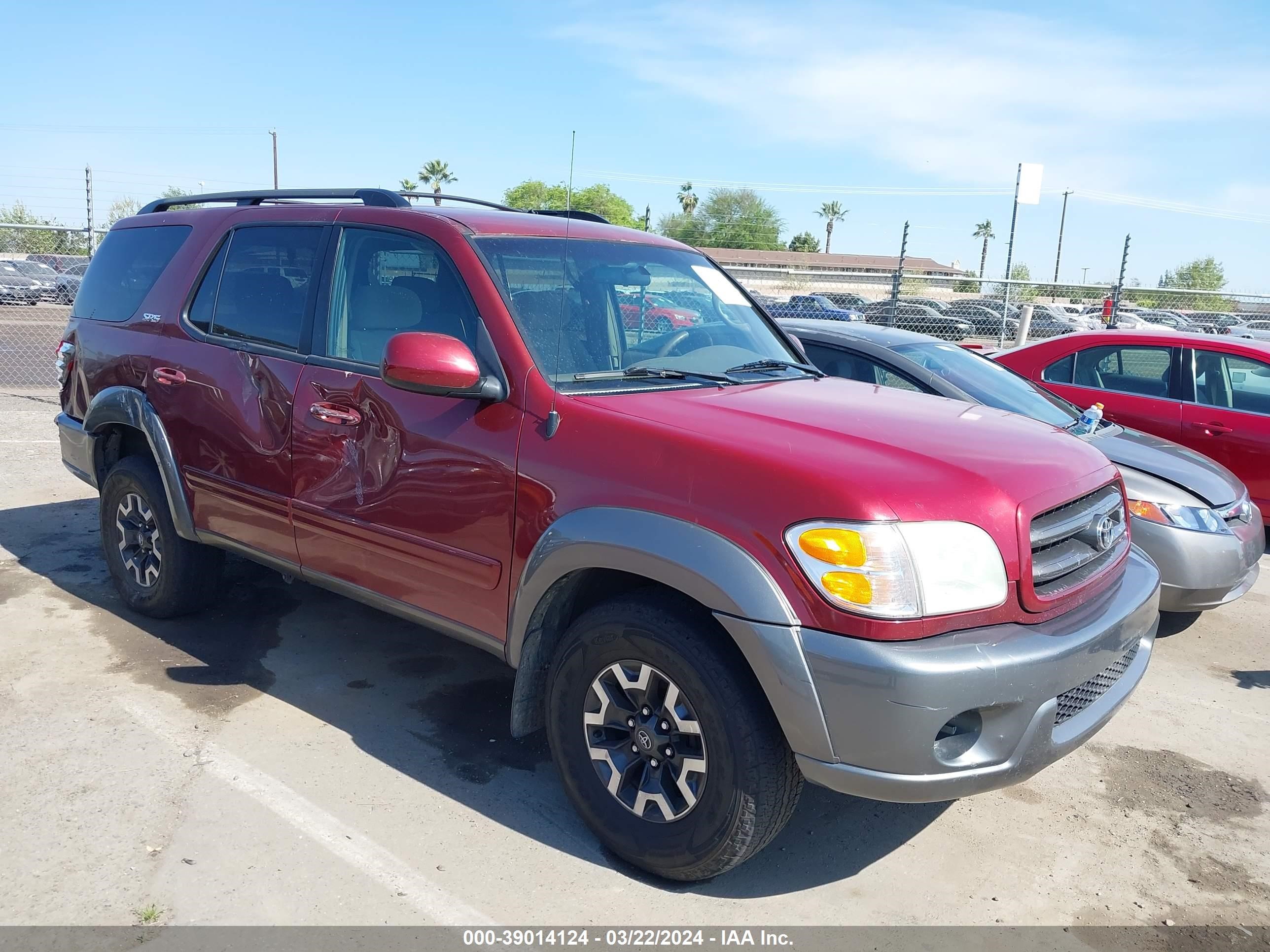 TOYOTA SEQUOIA 2004 5tdzt34a44s205259