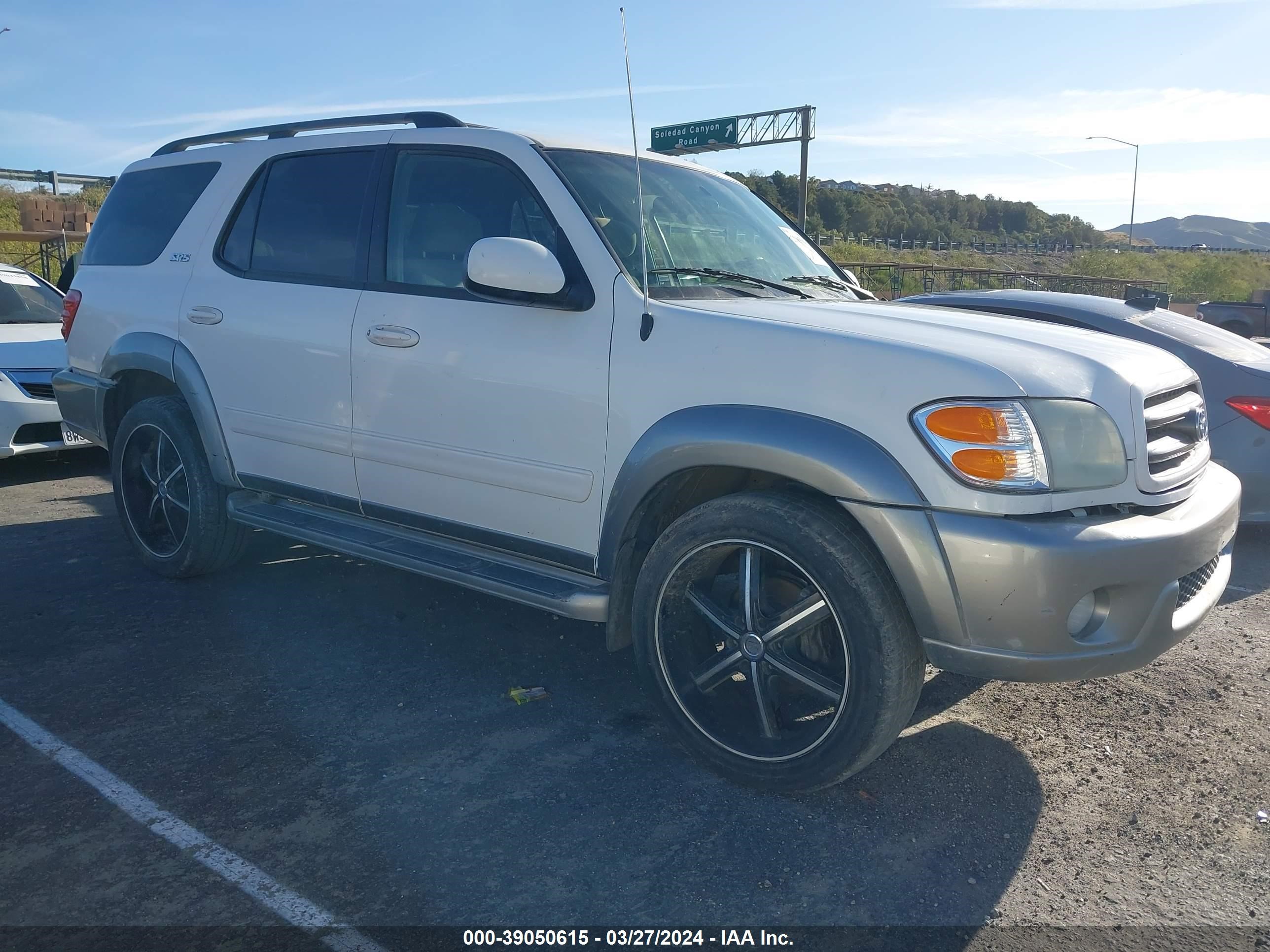 TOYOTA SEQUOIA 2003 5tdzt34a53s189880