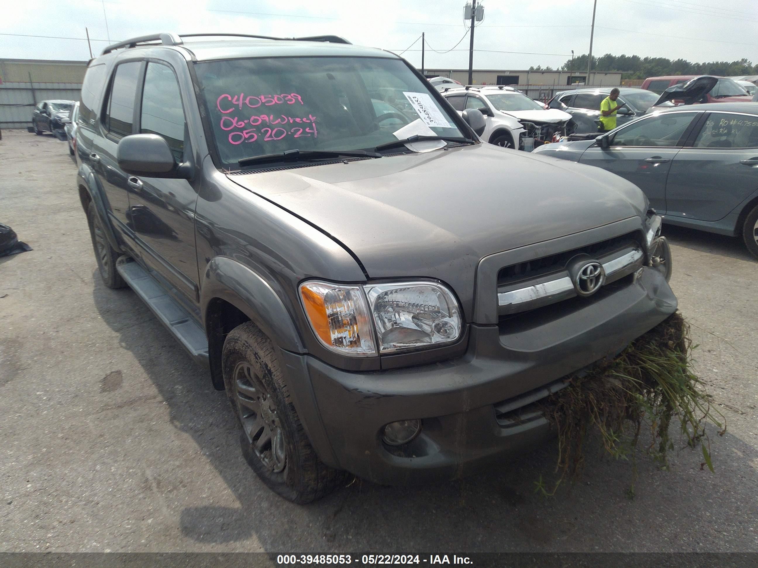 TOYOTA SEQUOIA 2006 5tdzt34a66s281441