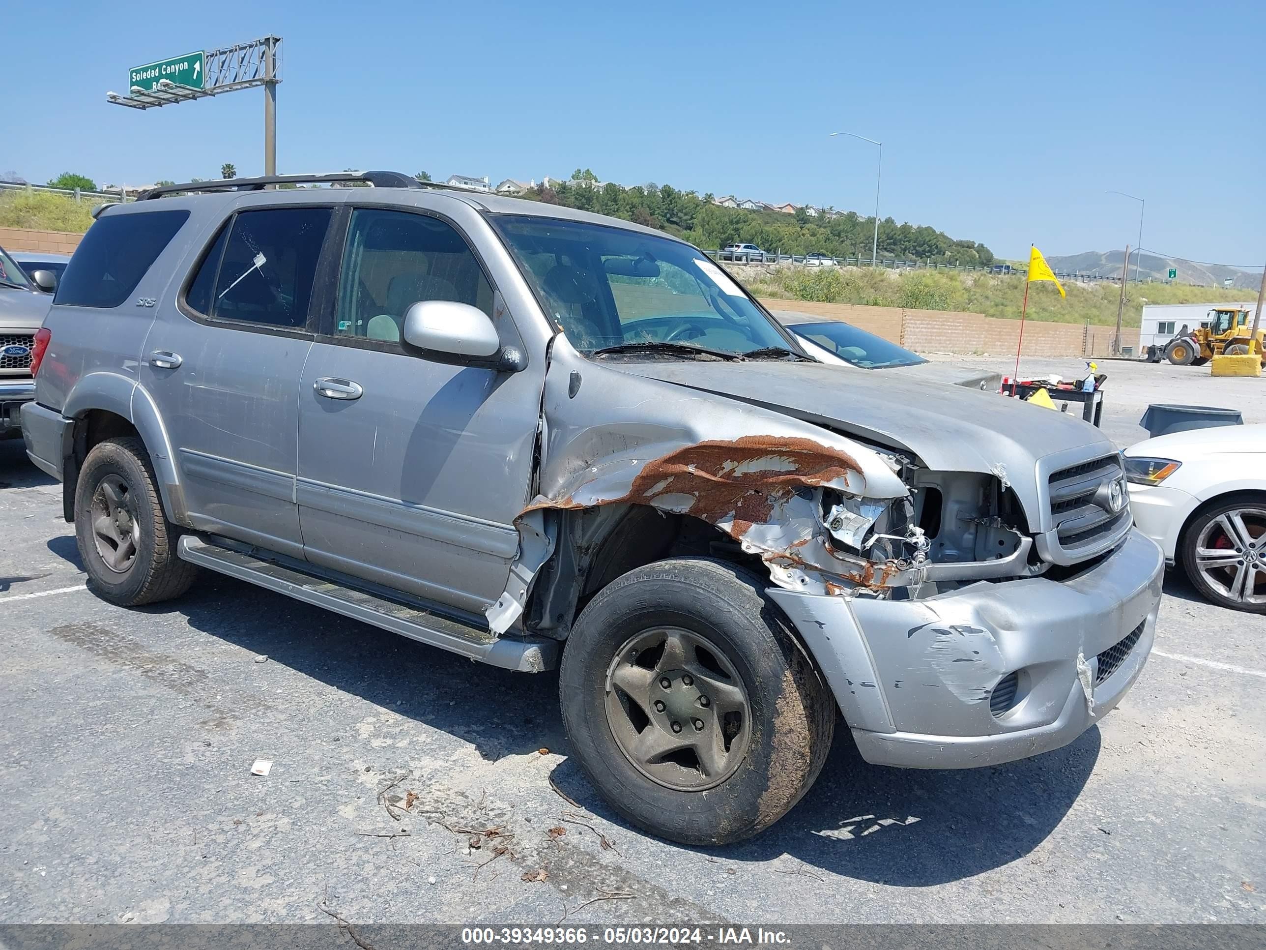 TOYOTA SEQUOIA 2001 5tdzt34a71s037113