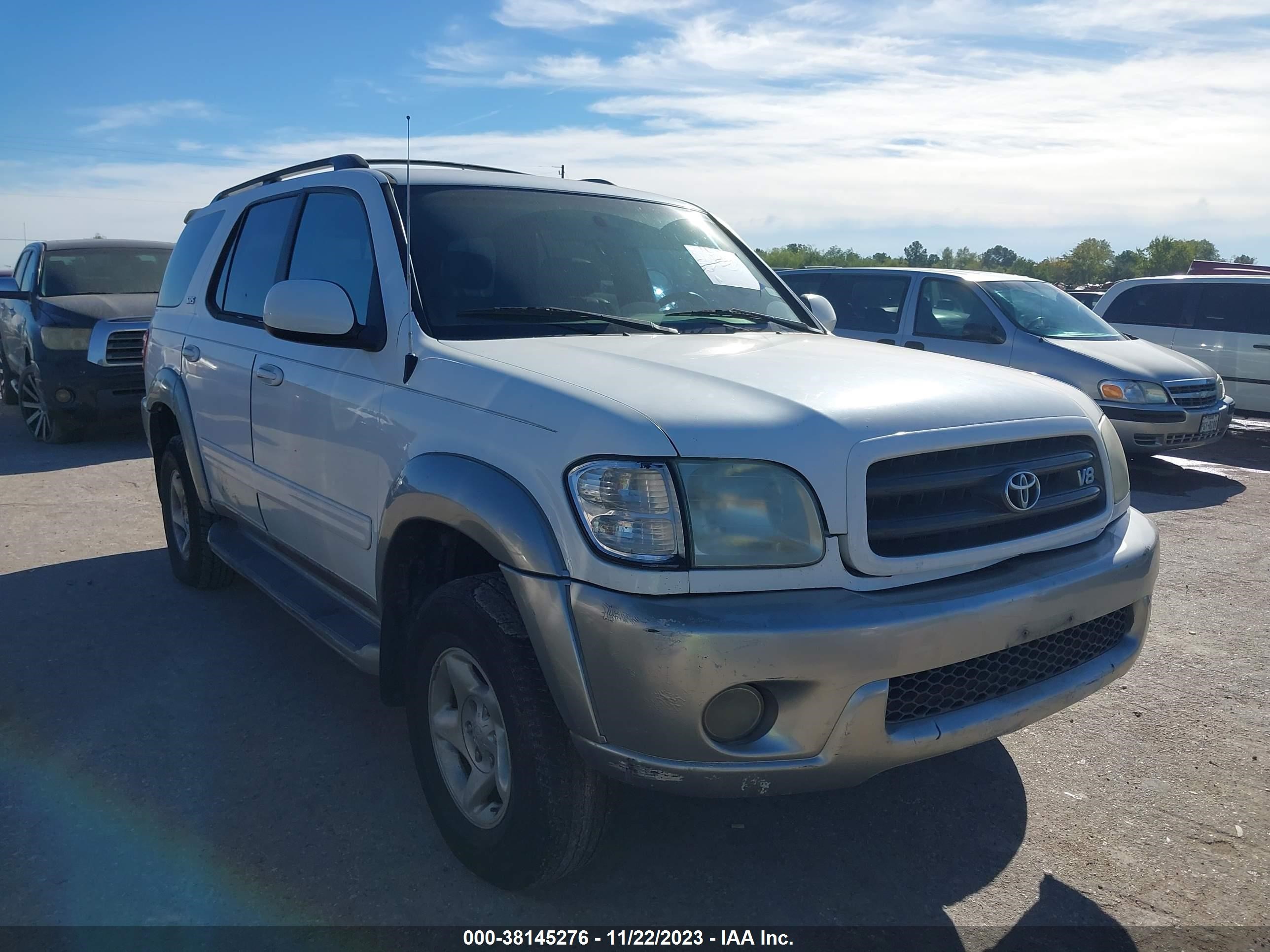 TOYOTA SEQUOIA 2002 5tdzt34a72s072283