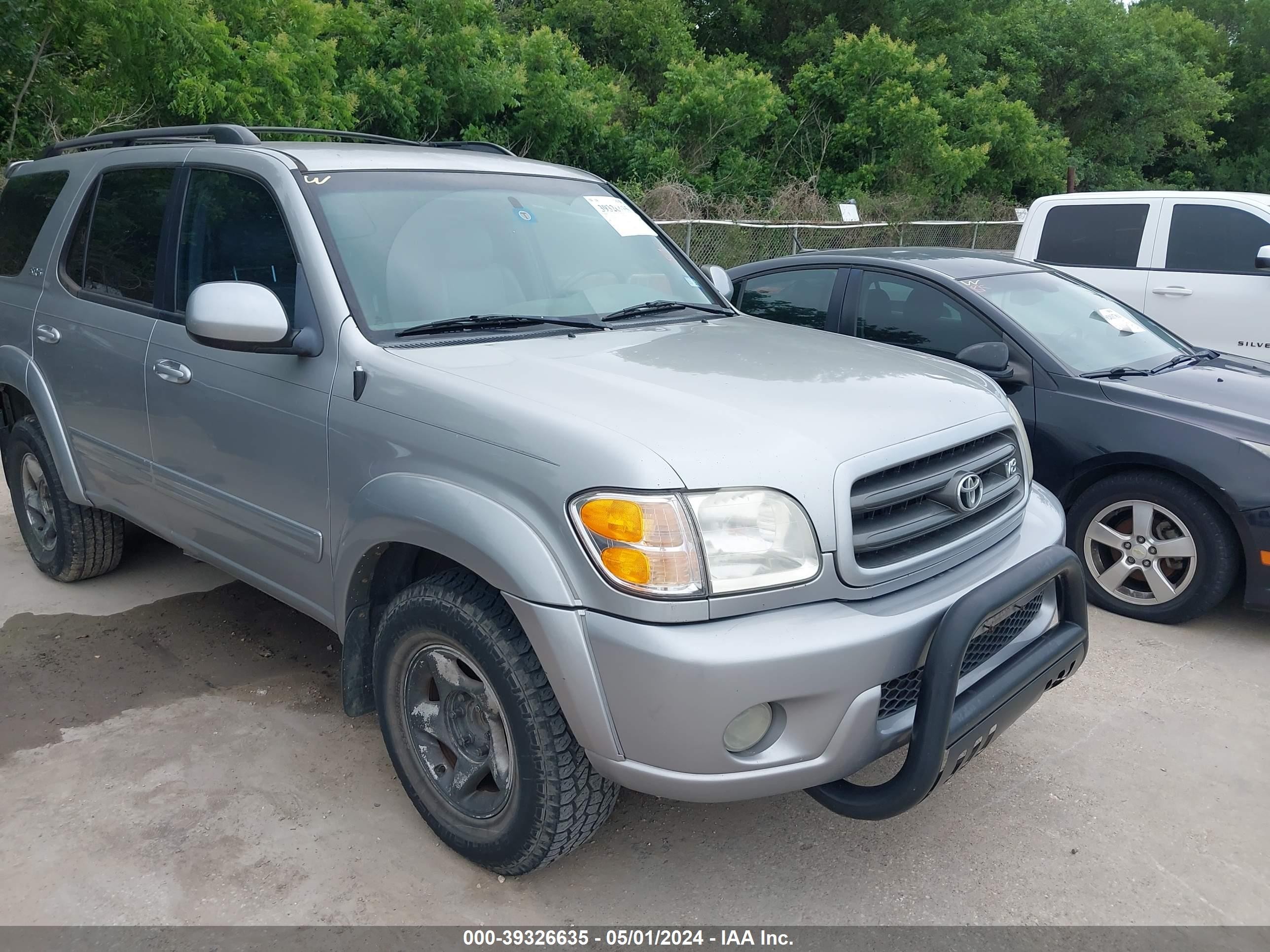 TOYOTA SEQUOIA 2002 5tdzt34a72s099211