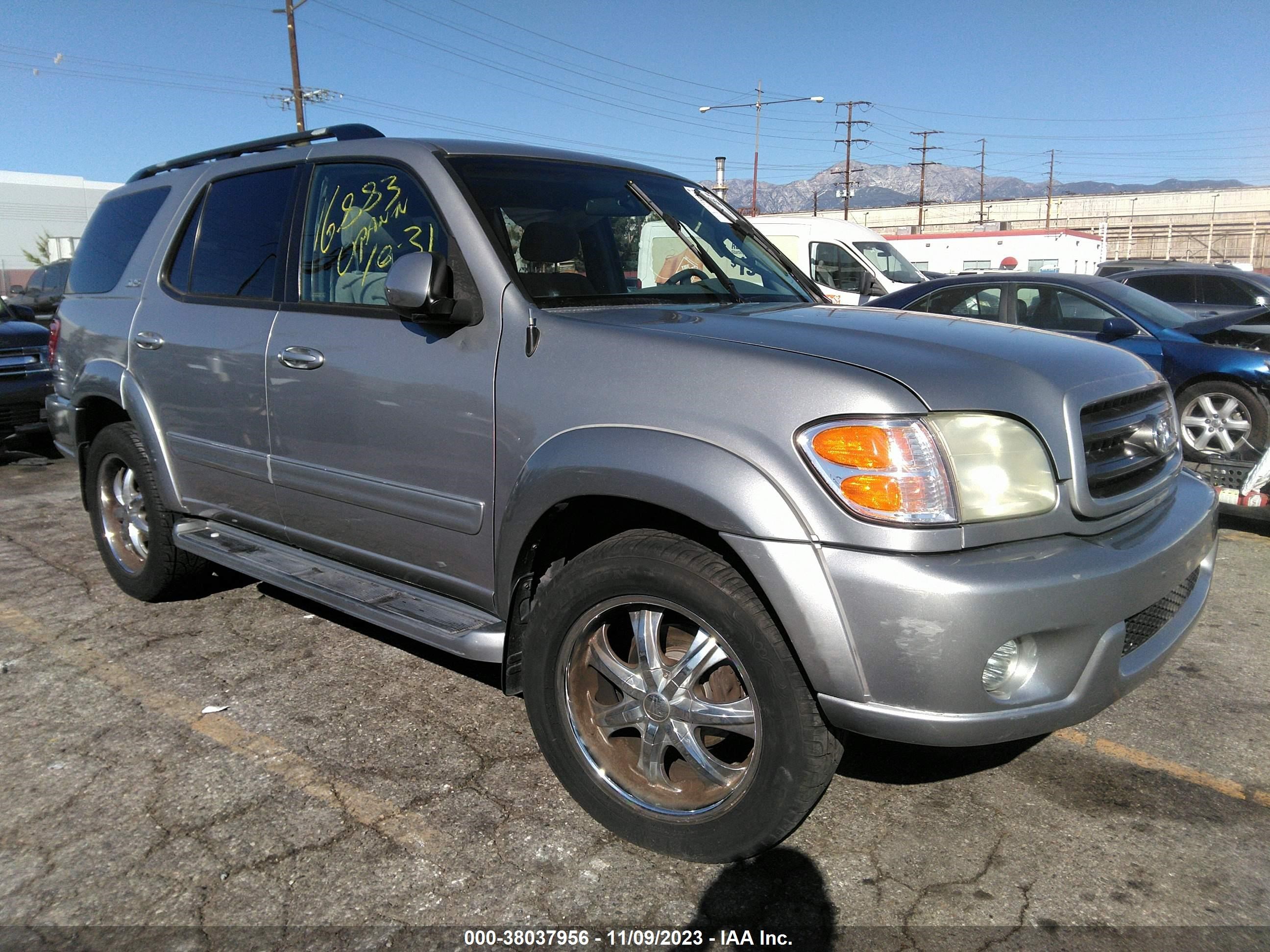 TOYOTA SEQUOIA 2002 5tdzt34a72s119036