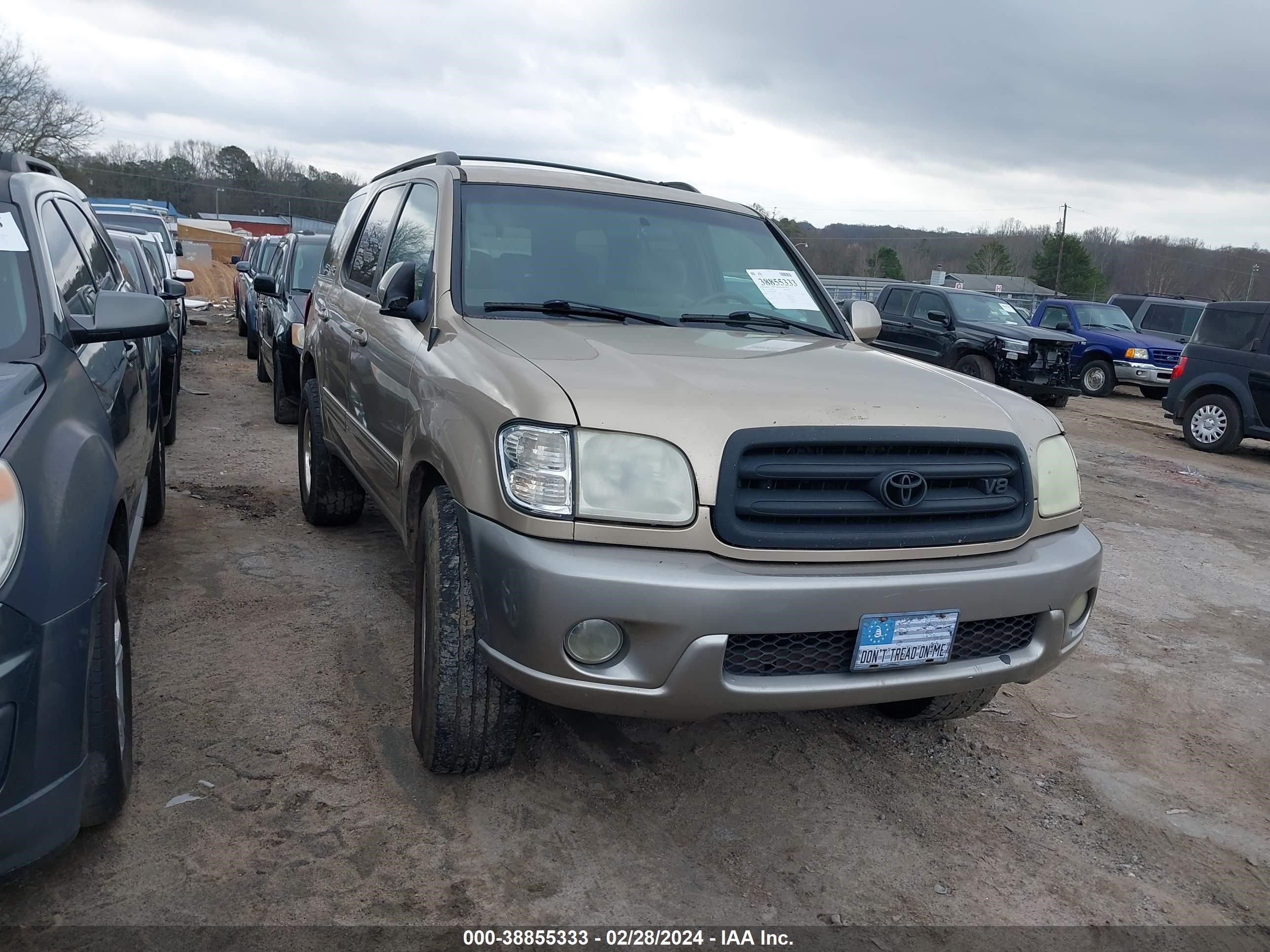 TOYOTA SEQUOIA 2003 5tdzt34a73s179867