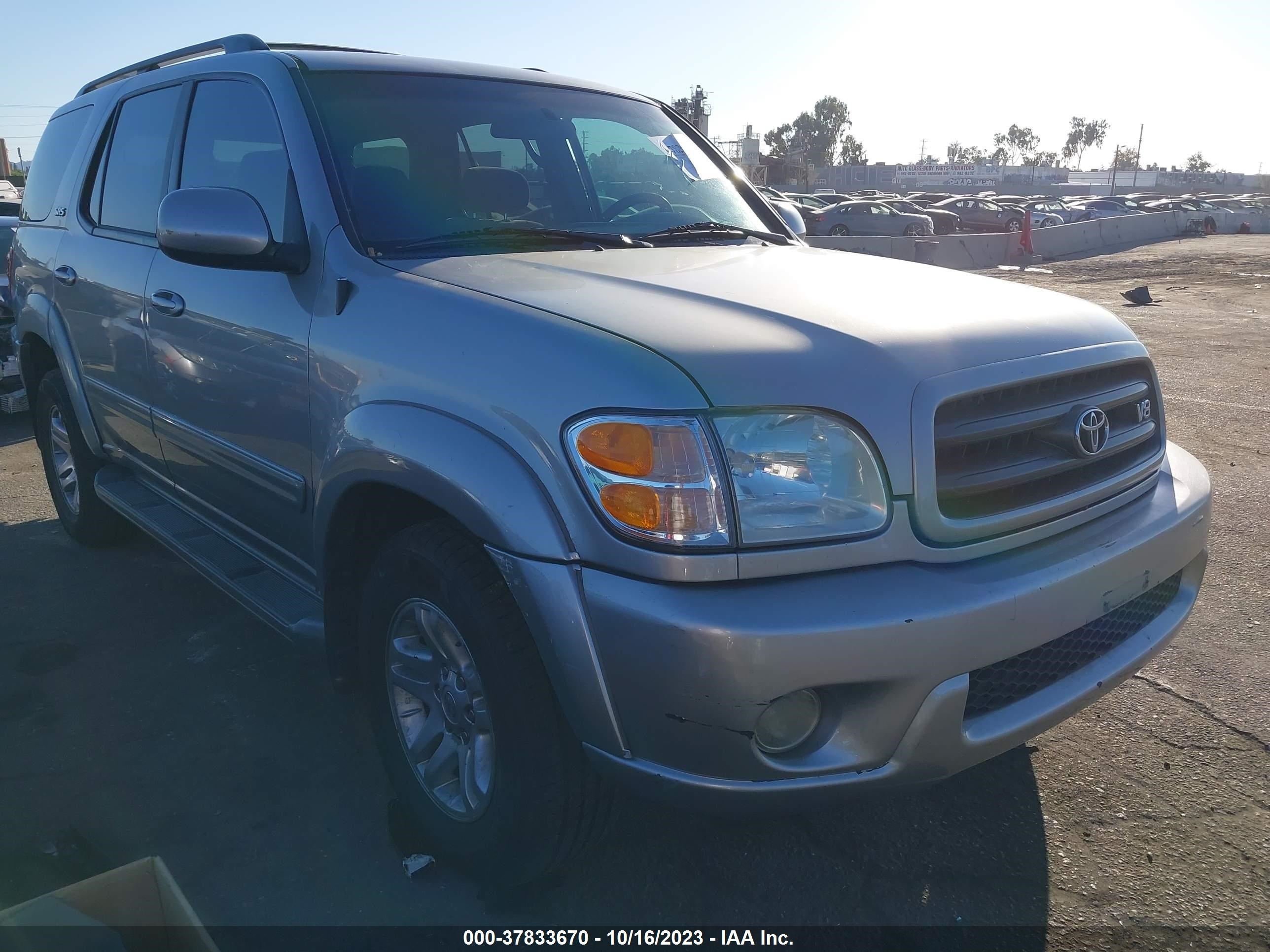 TOYOTA SEQUOIA 2003 5tdzt34a83s147414