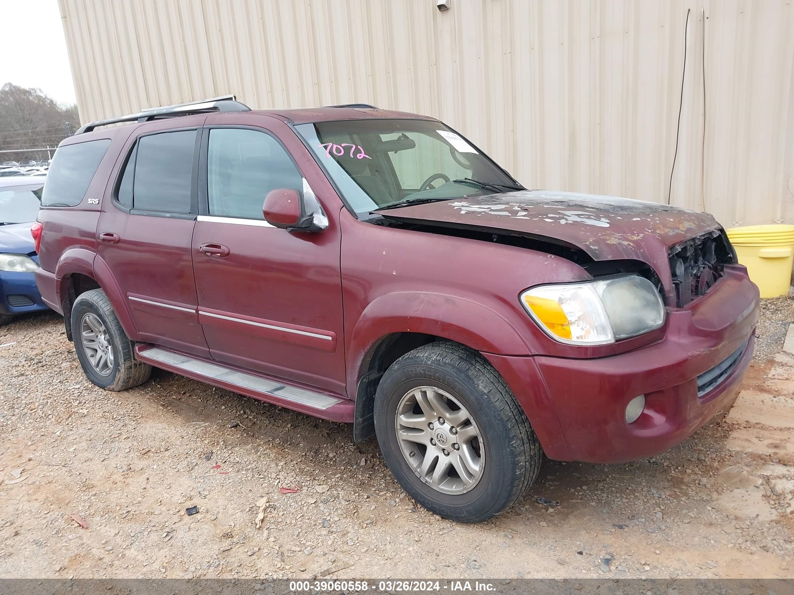 TOYOTA SEQUOIA 2006 5tdzt34a86s267072