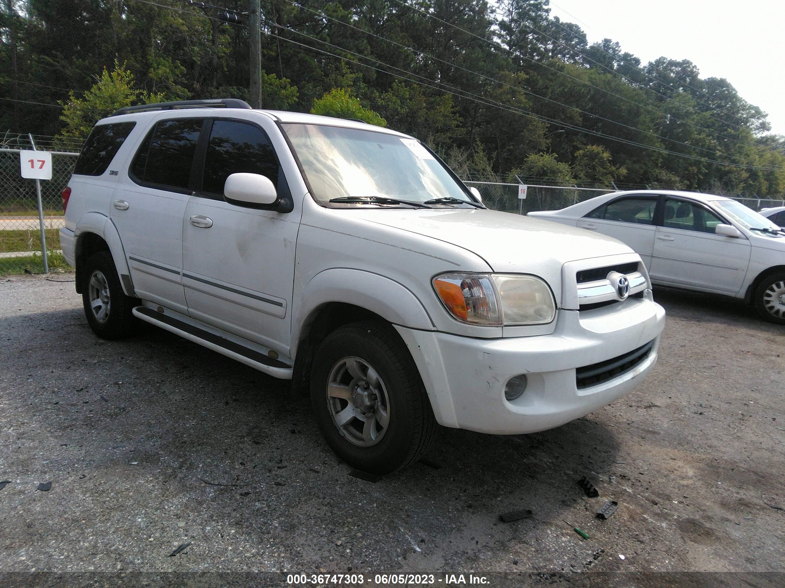 TOYOTA SEQUOIA 2006 5tdzt34a86s280775