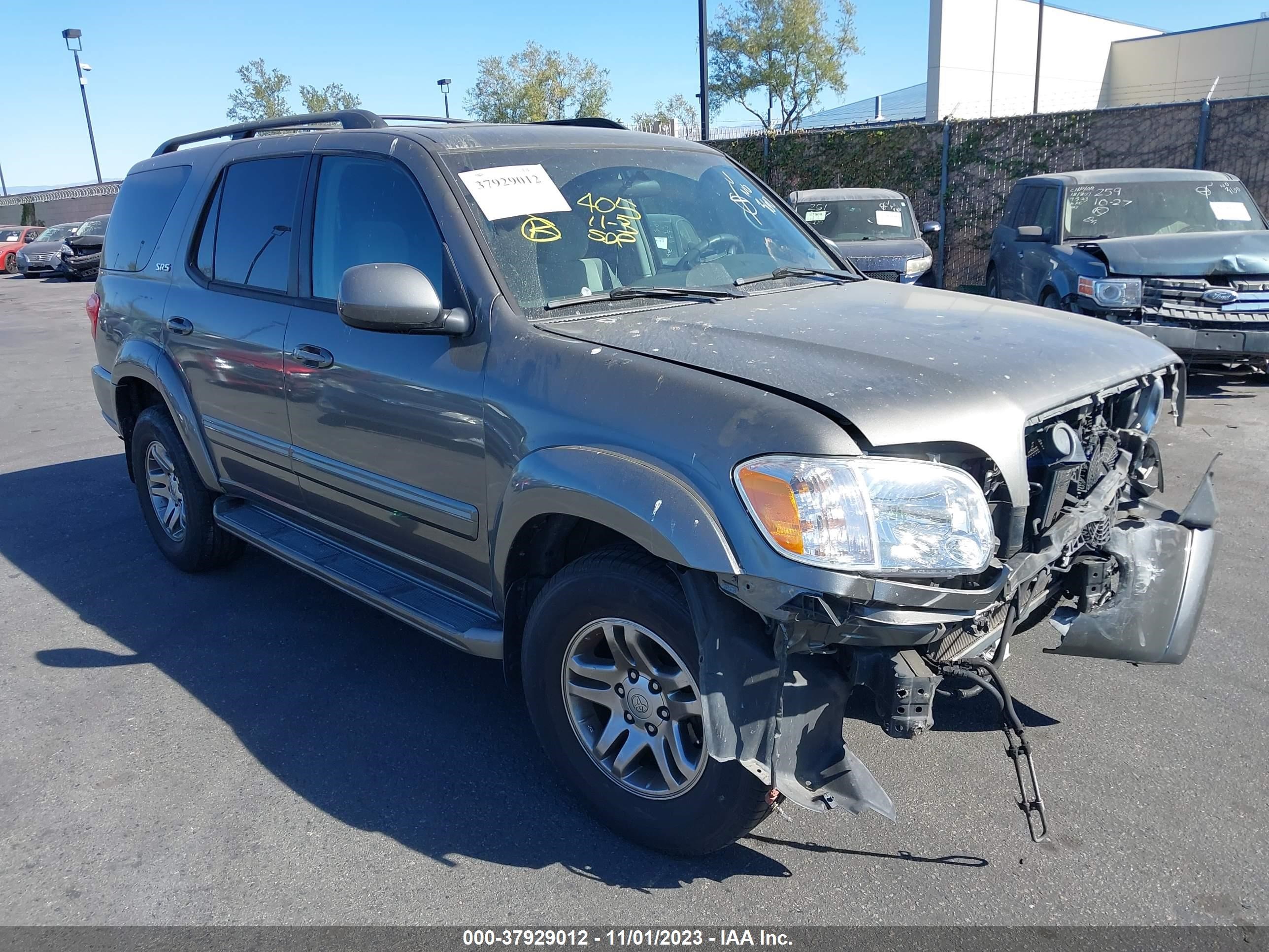 TOYOTA SEQUOIA 2007 5tdzt34a87s296704