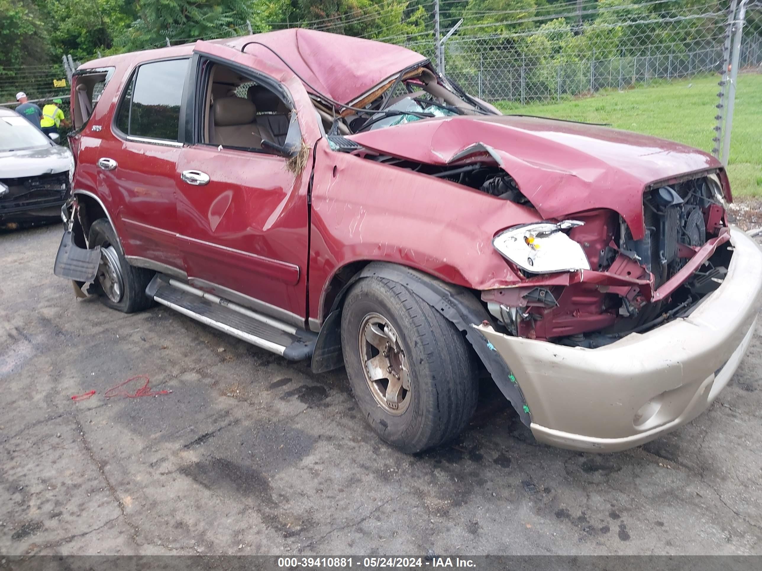 TOYOTA SEQUOIA 2001 5tdzt34a91s015372