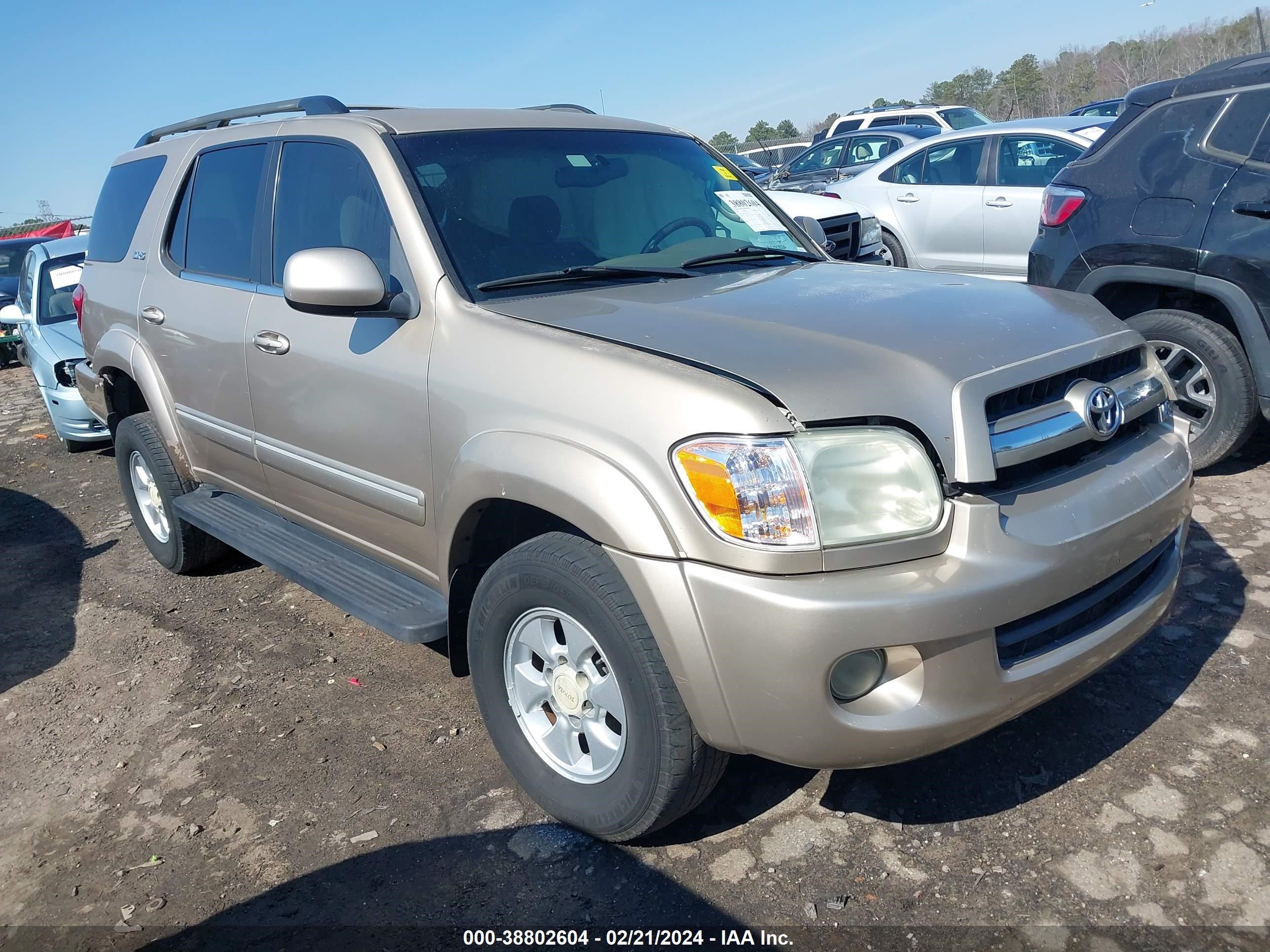 TOYOTA SEQUOIA 2005 5tdzt34a95s254197