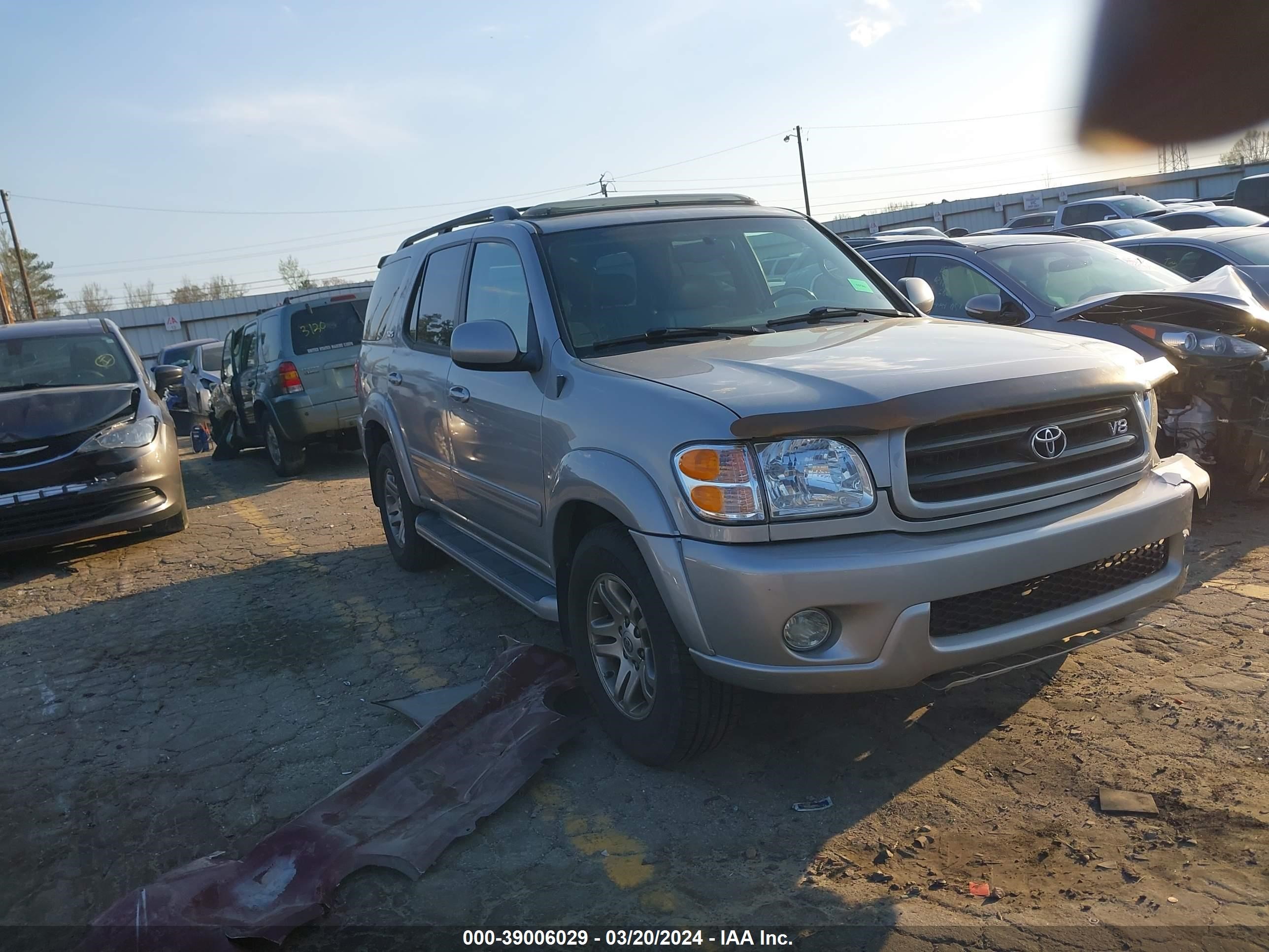 TOYOTA SEQUOIA 2004 5tdzt34ax4s227136