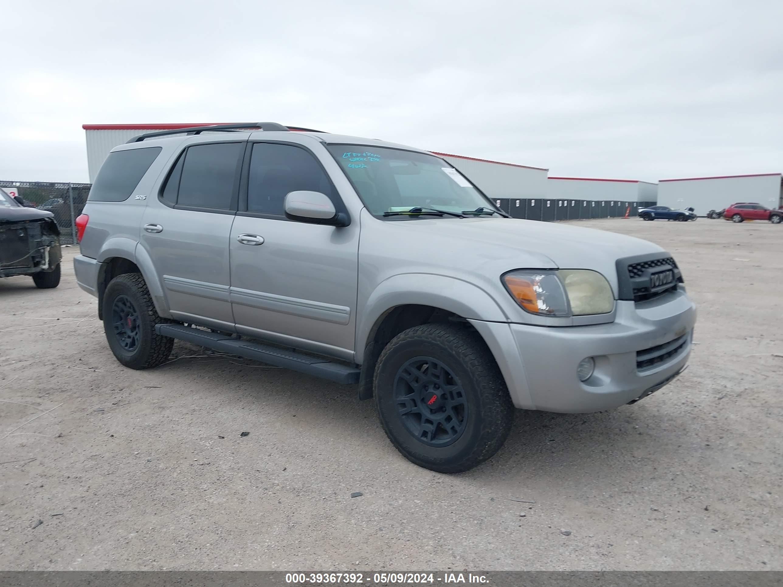 TOYOTA SEQUOIA 2007 5tdzt34ax7s287485